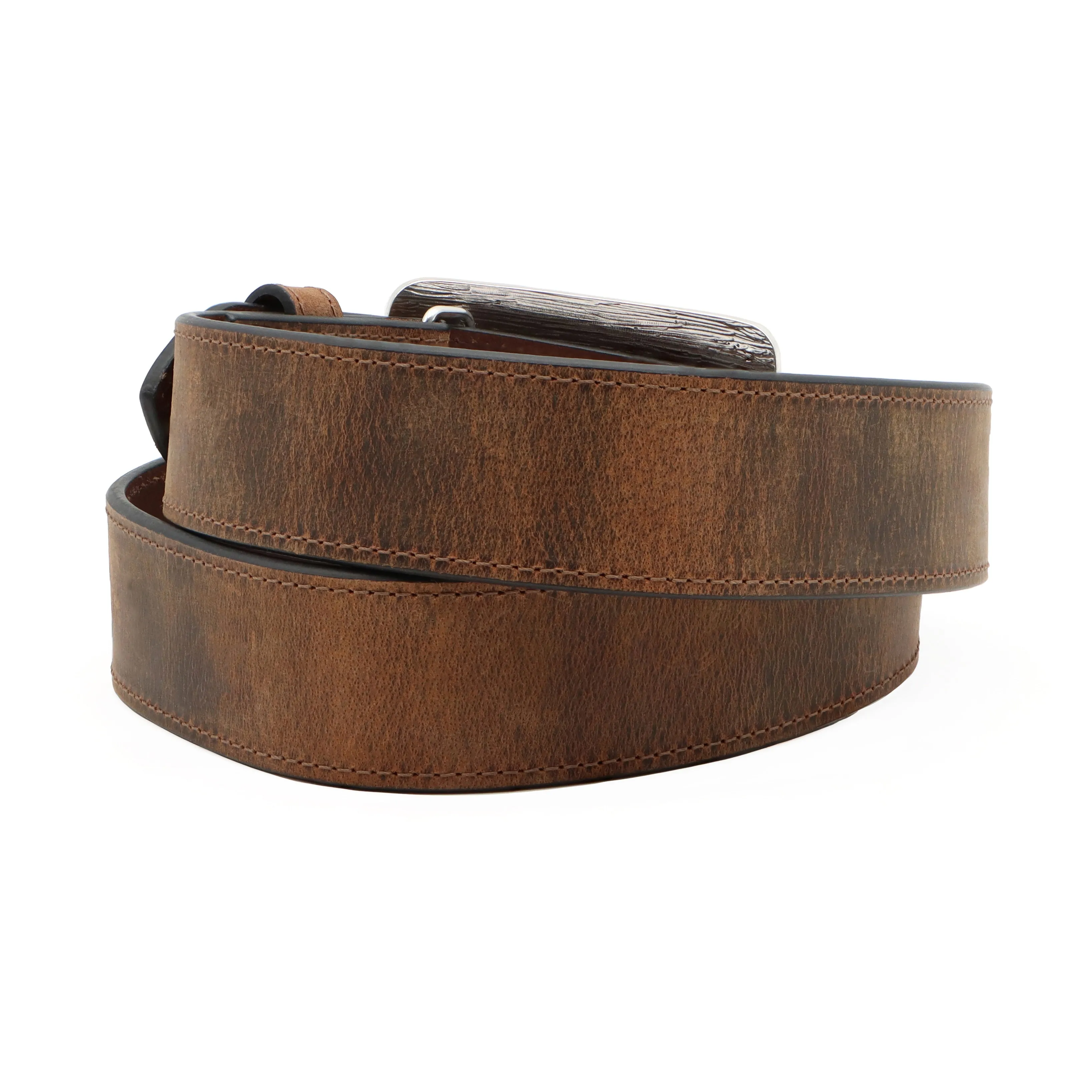1 1/2" Square End of Trails Buckle Belt