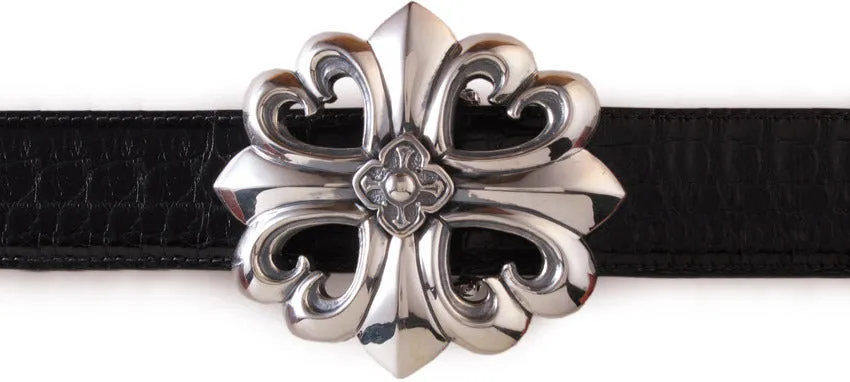 #1321 Trefoil Cross Buckle 1.5"