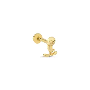 14k Gold Tweety Tragus Piercing