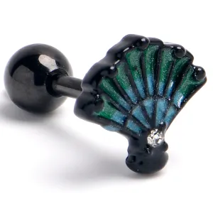 16 Gauge 1/4 Serenity Ocean Magic Sea Shells Cartilage Helix Conch Earring