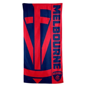 AFL Melbourne Demons Beach Towel
