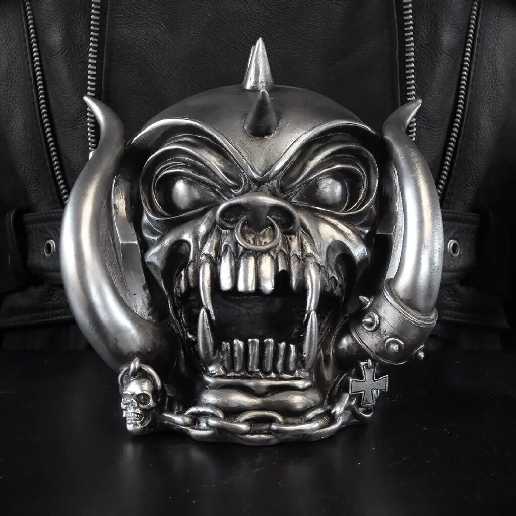 Alchemy Gothic ARR1 Motorhead Warpig Bust Gift Decor 3D Skull Desk Ornament Wall