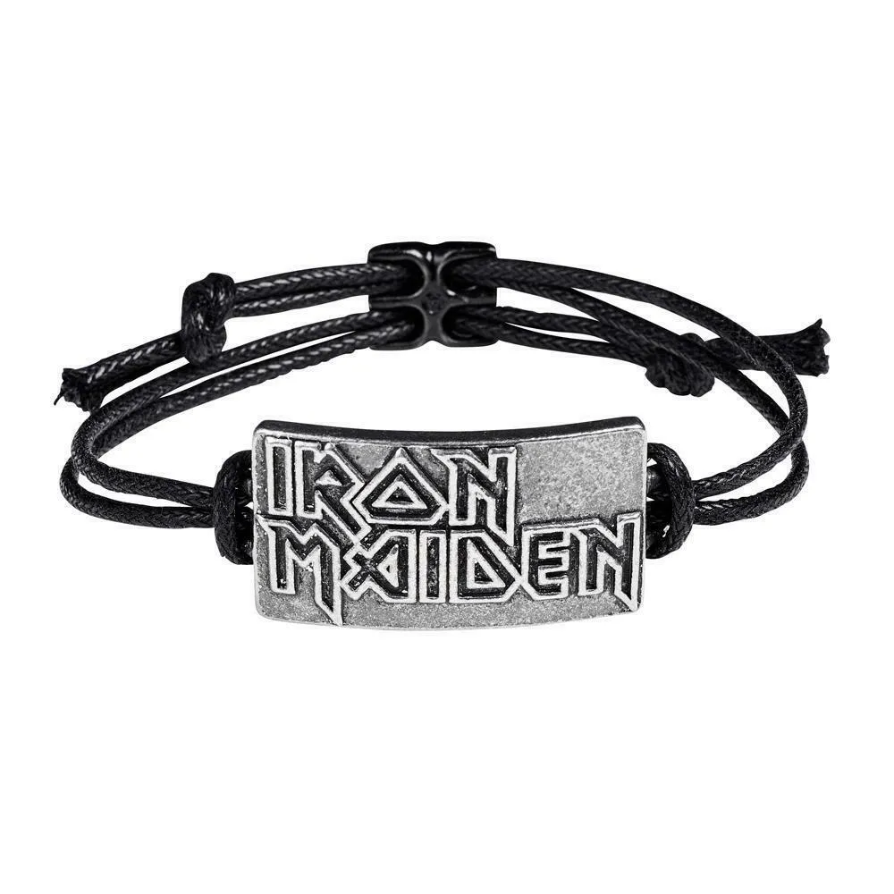 Alchemy Gothic HRWL453  Iron Maiden: Logo Bracelet