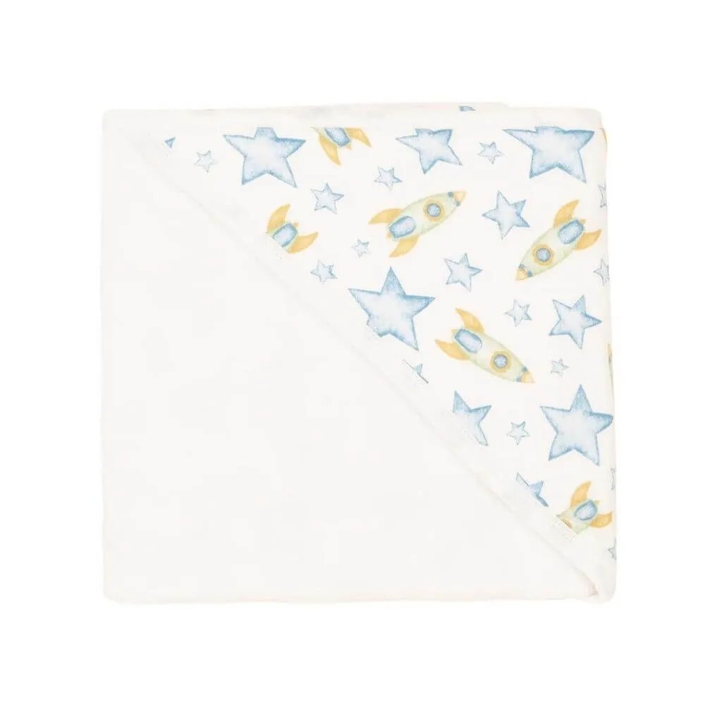 All4Ella Rocket Hooded Towel