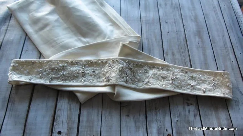 Allure Bridal Sash Style S1
