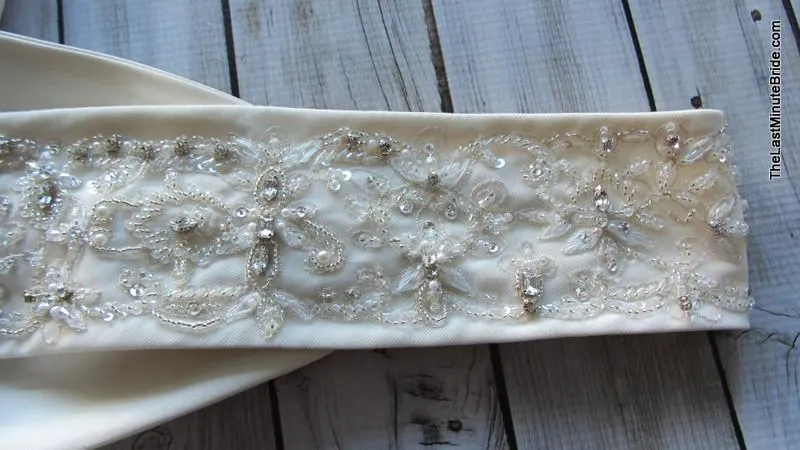 Allure Bridal Sash Style S1
