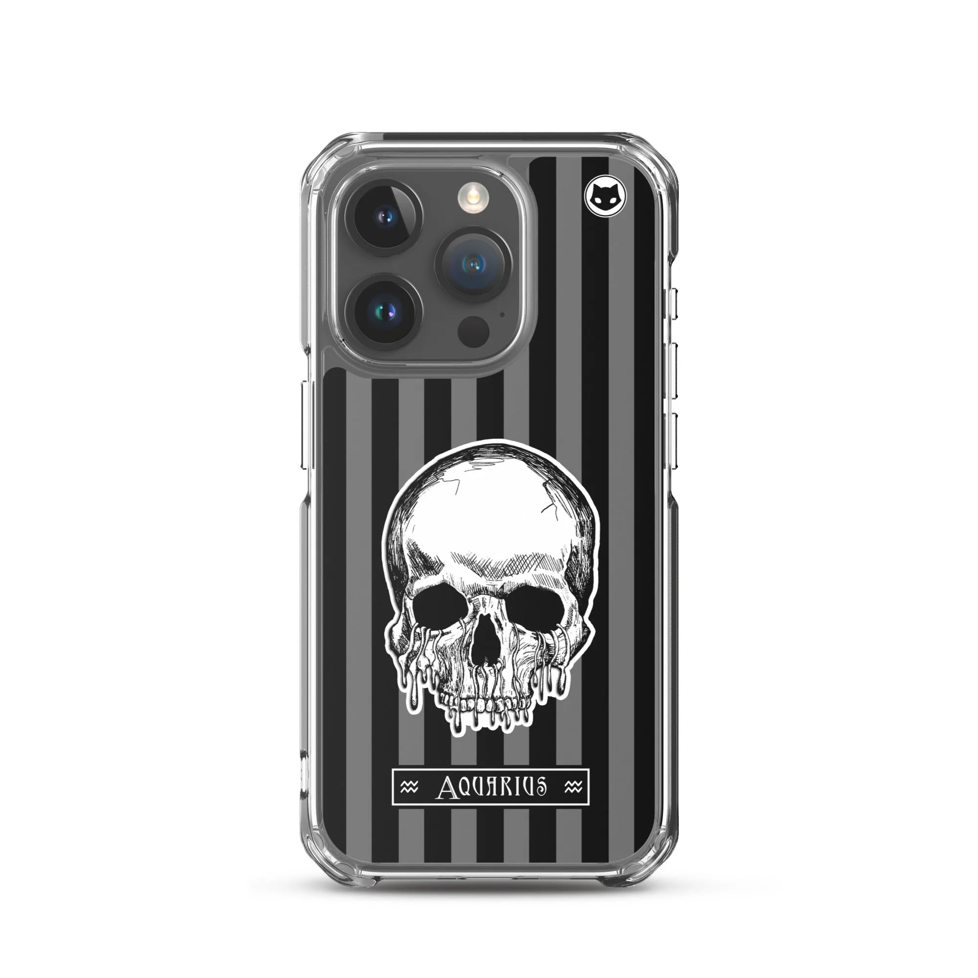 Aquarius Zodiac iPhone Case (Clear)