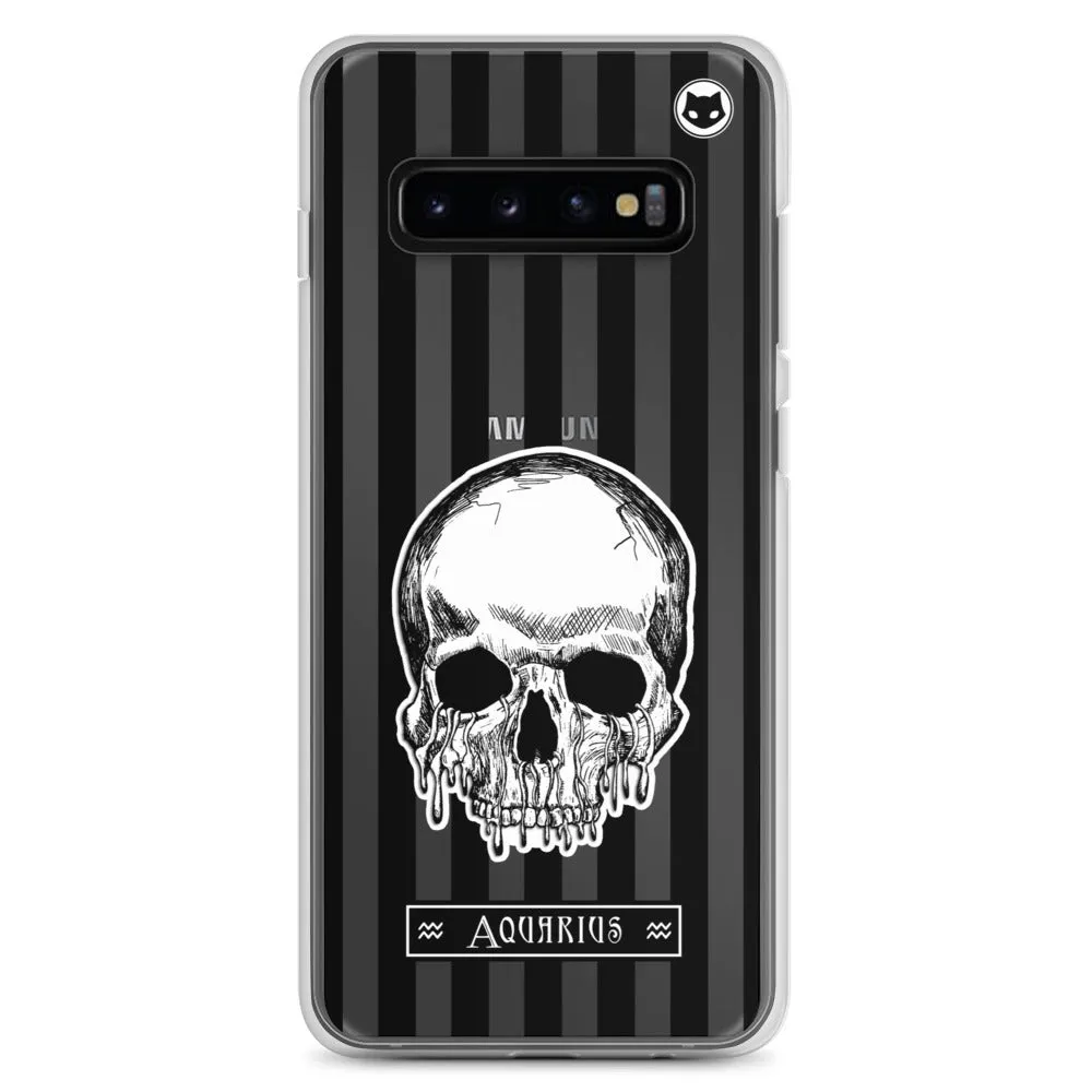 Aquarius Zodiac Samsung Case (Clear)