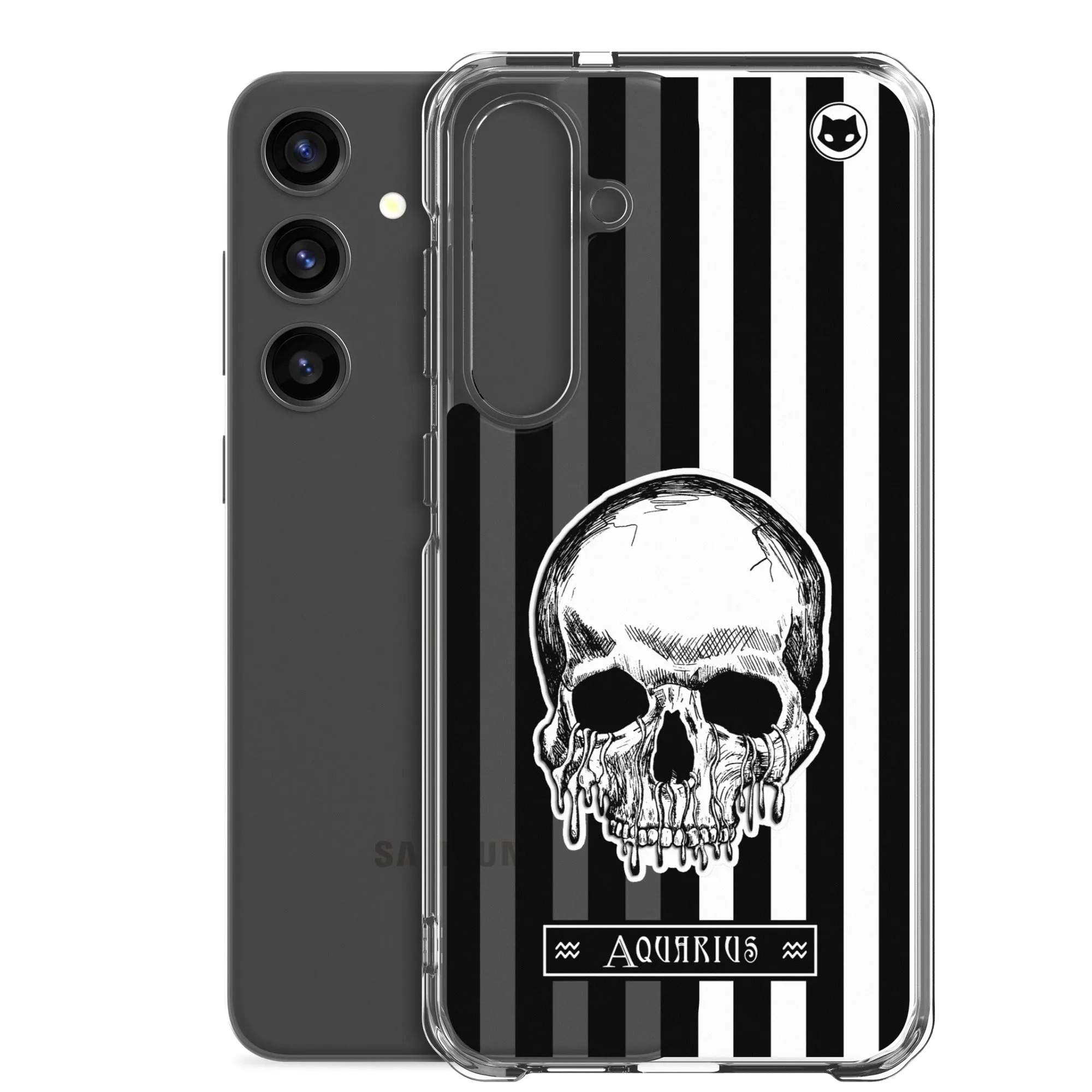 Aquarius Zodiac Samsung Case (Clear)