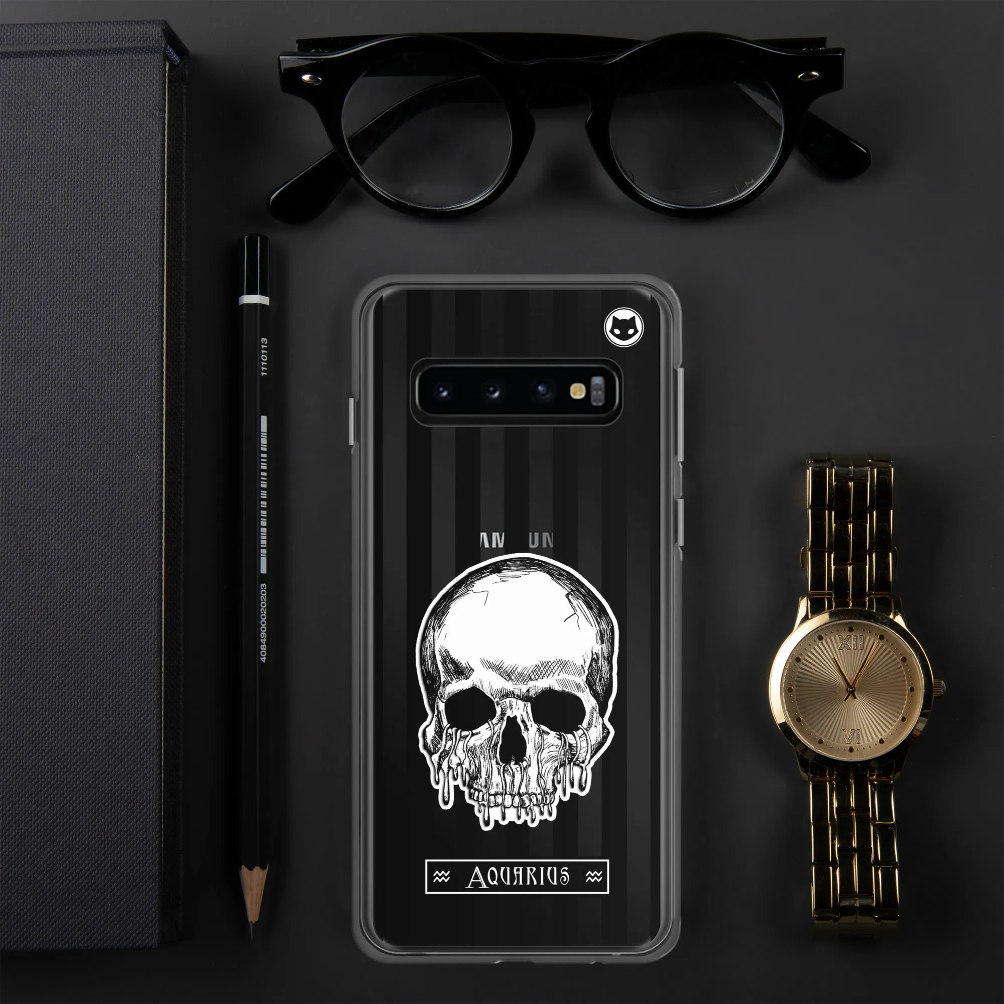 Aquarius Zodiac Samsung Case (Clear)