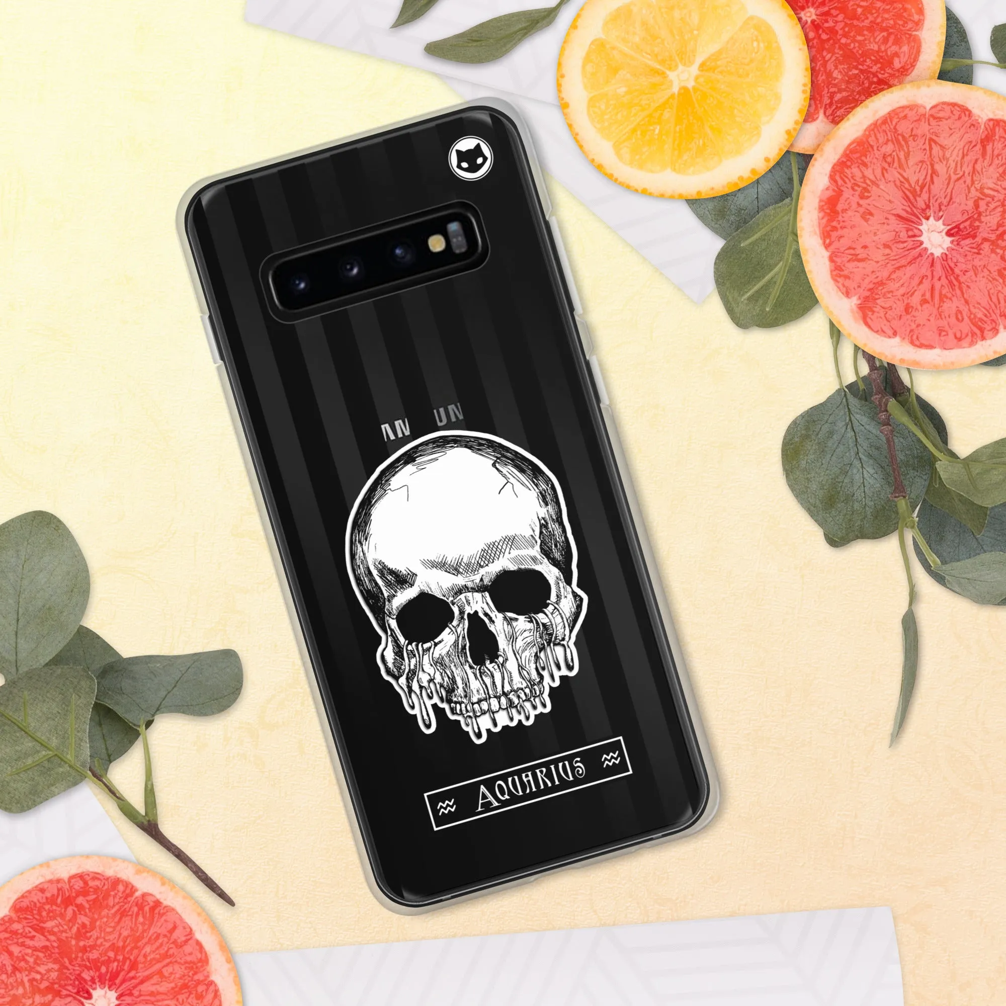 Aquarius Zodiac Samsung Case (Clear)