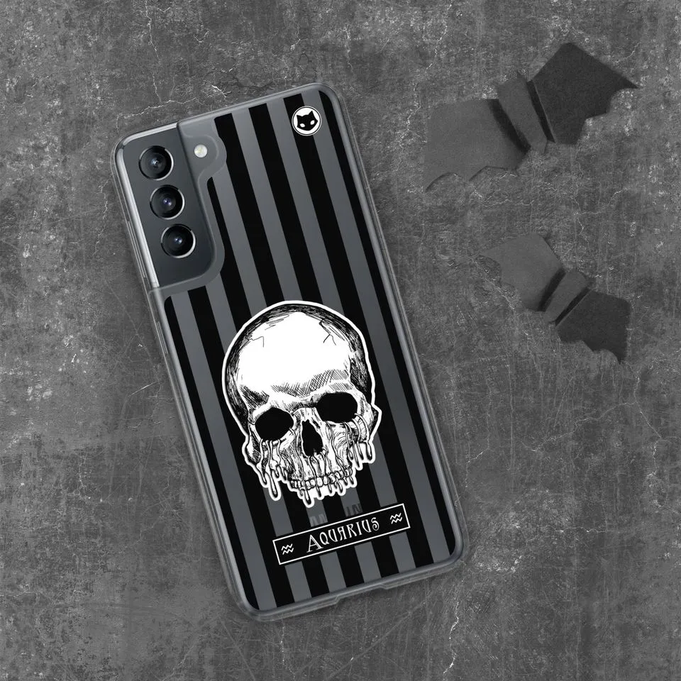 Aquarius Zodiac Samsung Case (Clear)