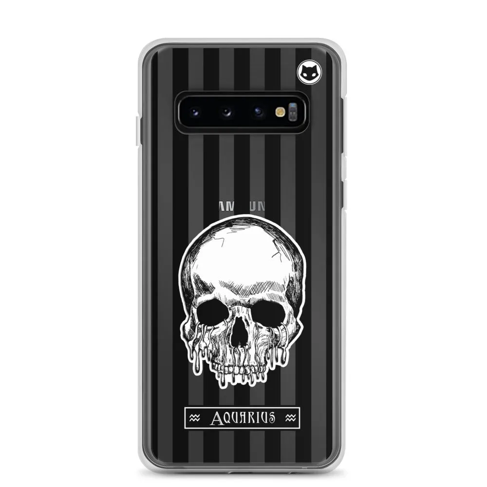 Aquarius Zodiac Samsung Case (Clear)
