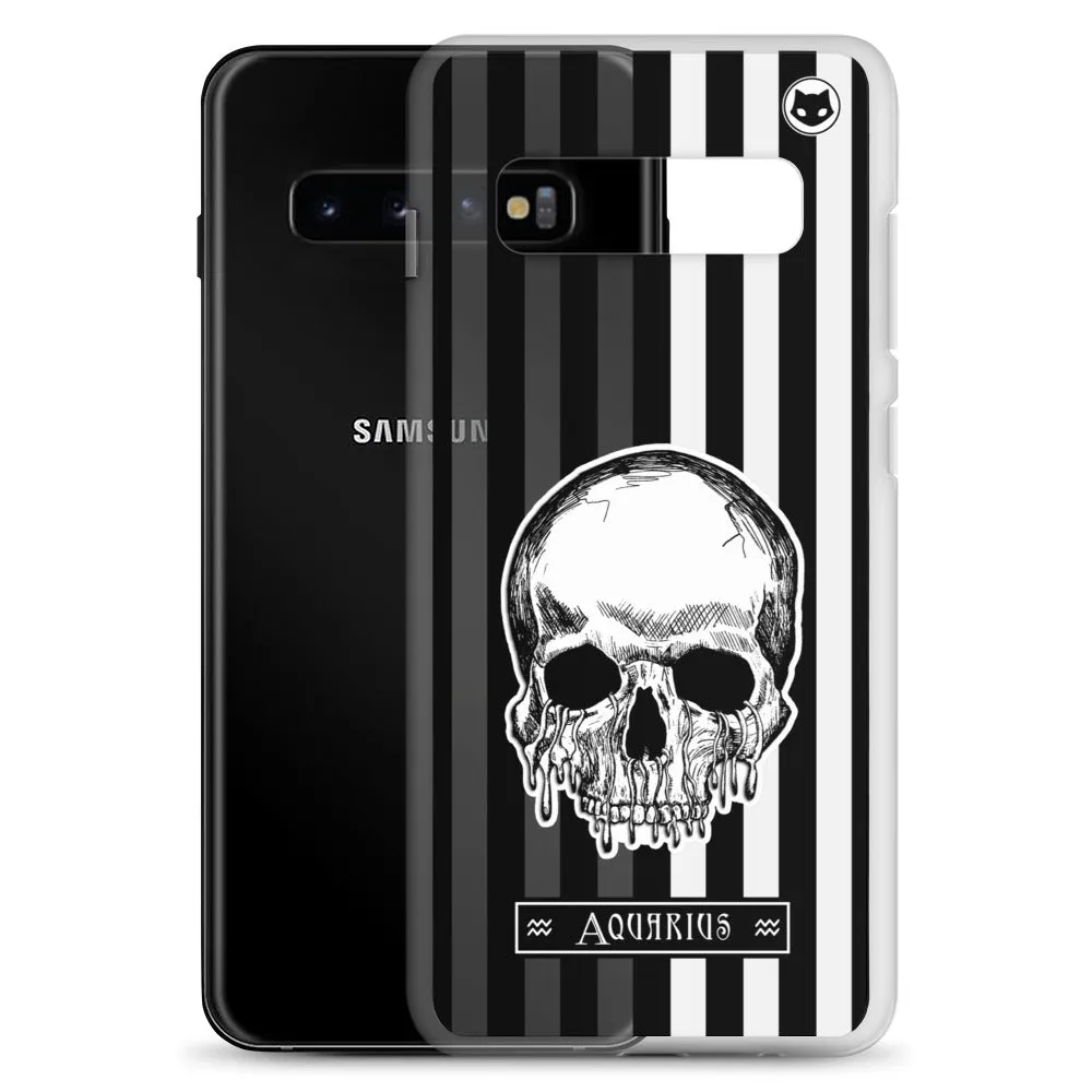Aquarius Zodiac Samsung Case (Clear)
