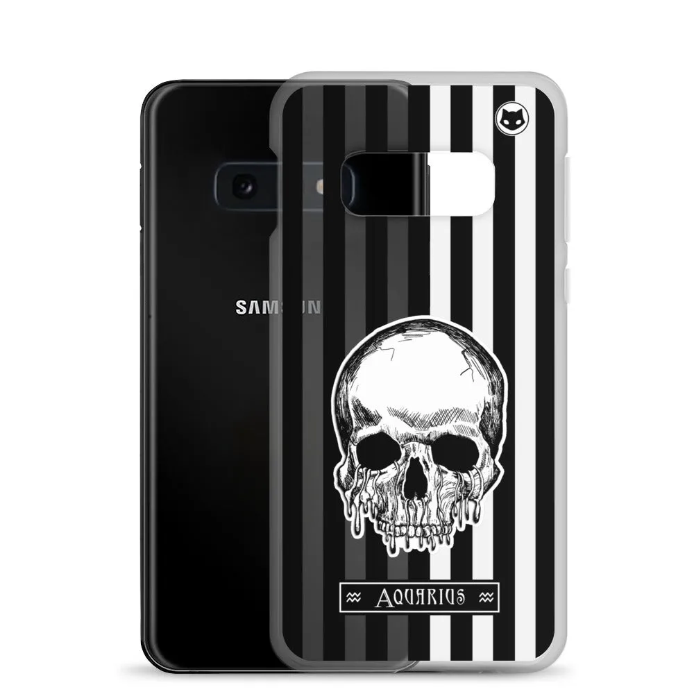 Aquarius Zodiac Samsung Case (Clear)