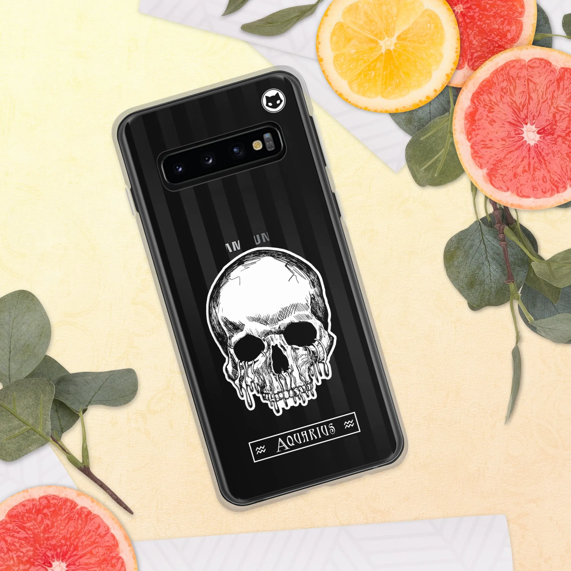 Aquarius Zodiac Samsung Case (Clear)