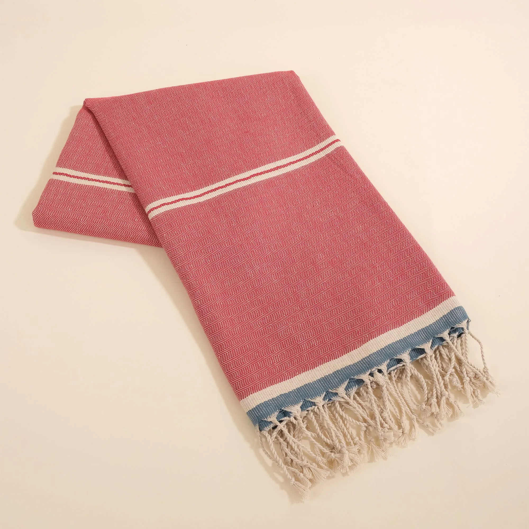 Aruba Peshtemal - Dark Raspberry