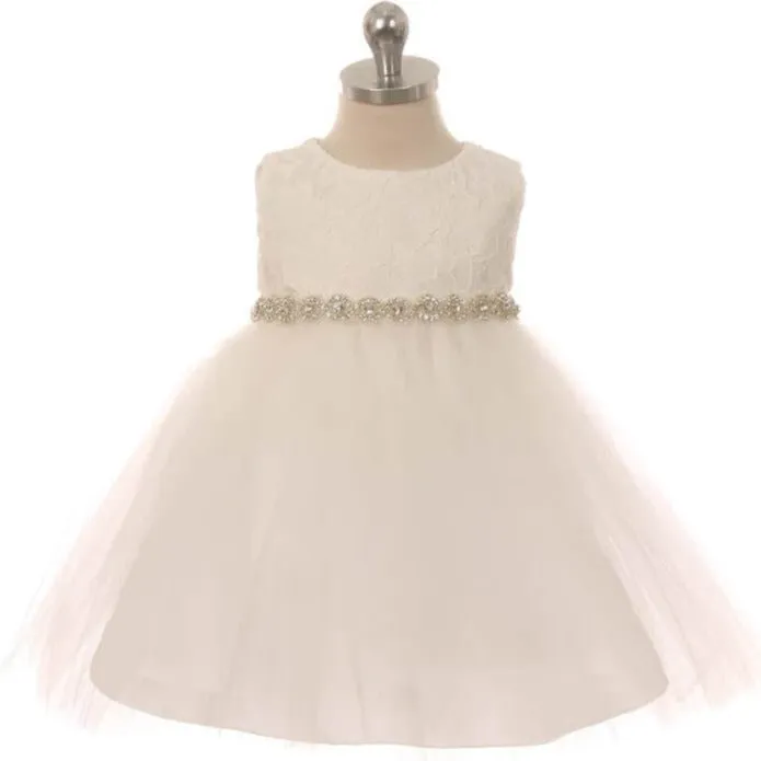 Baby Sophia Dress - Ivory