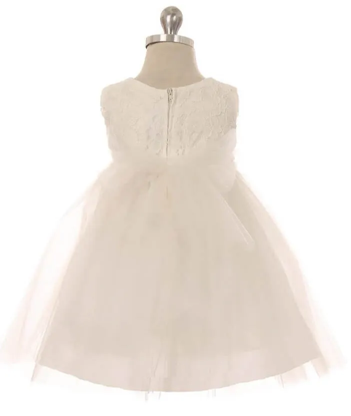 Baby Sophia Dress - Ivory