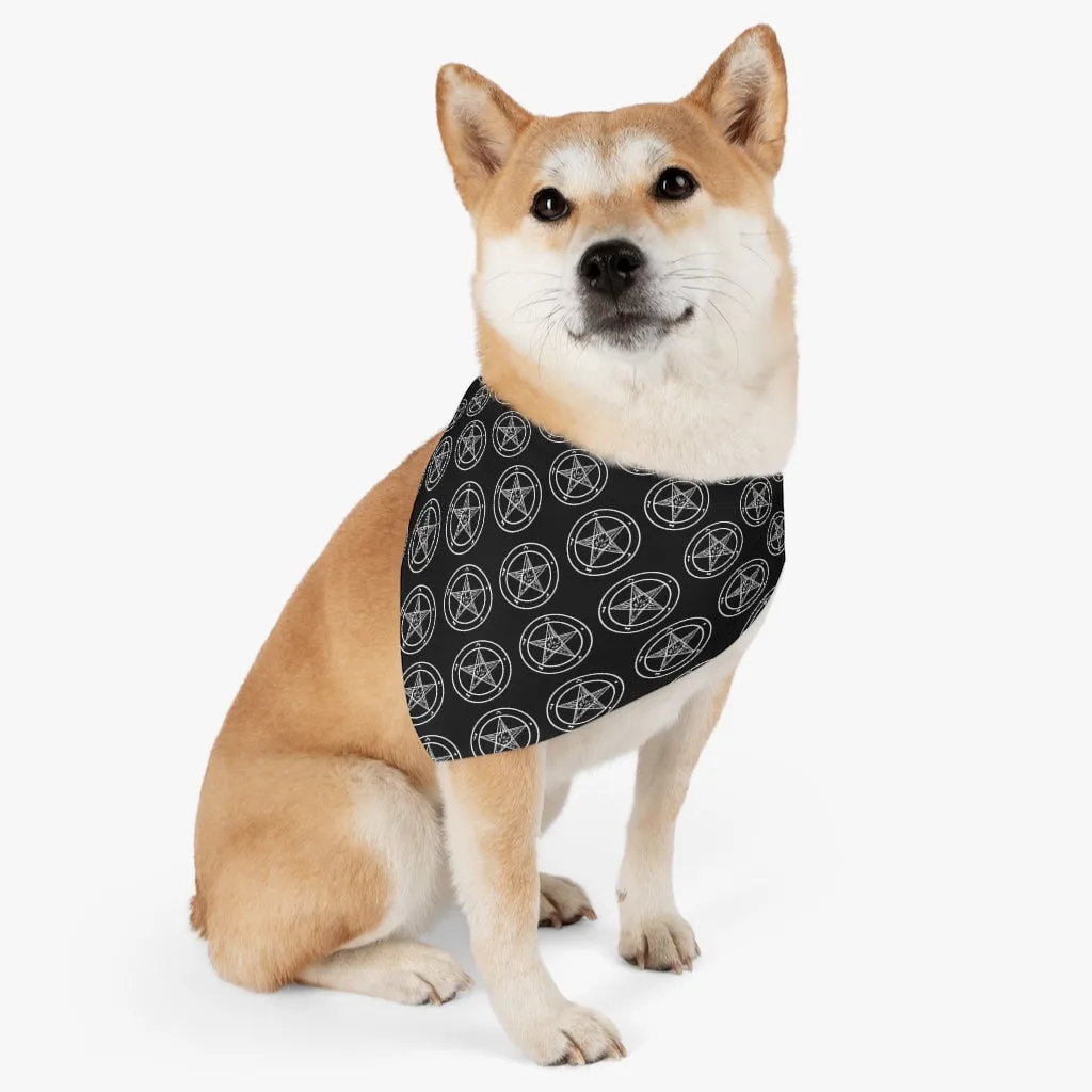 Baphomet Pet Bandana Collar