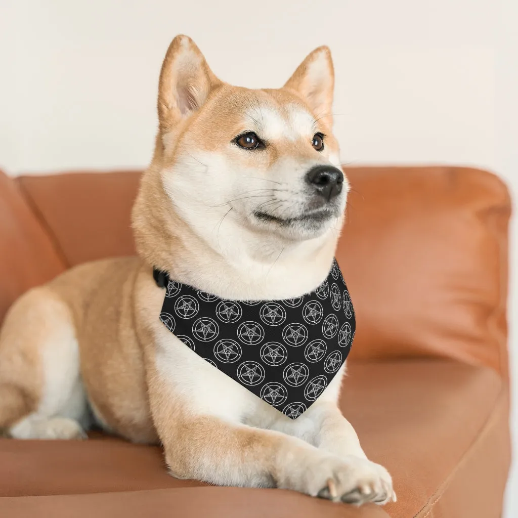 Baphomet Pet Bandana Collar