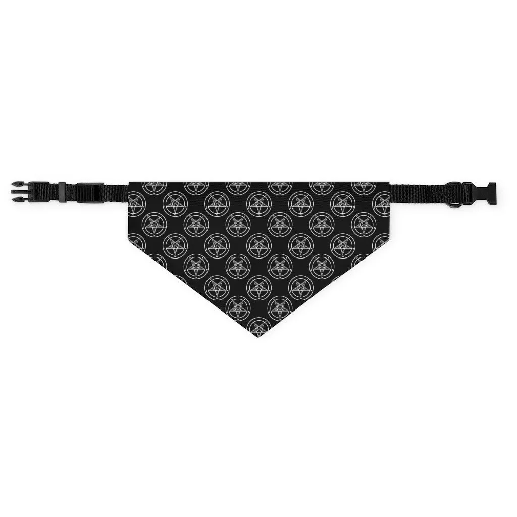 Baphomet Pet Bandana Collar