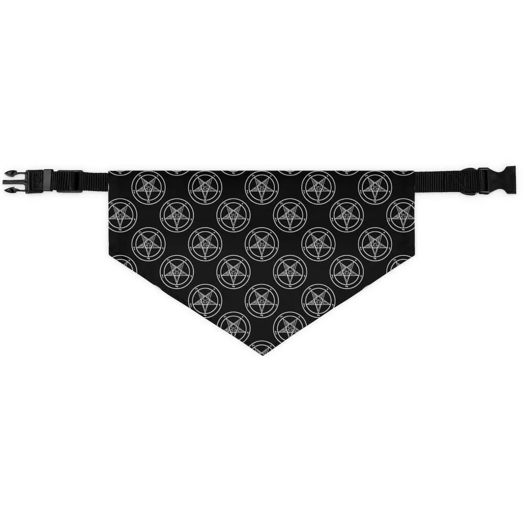 Baphomet Pet Bandana Collar