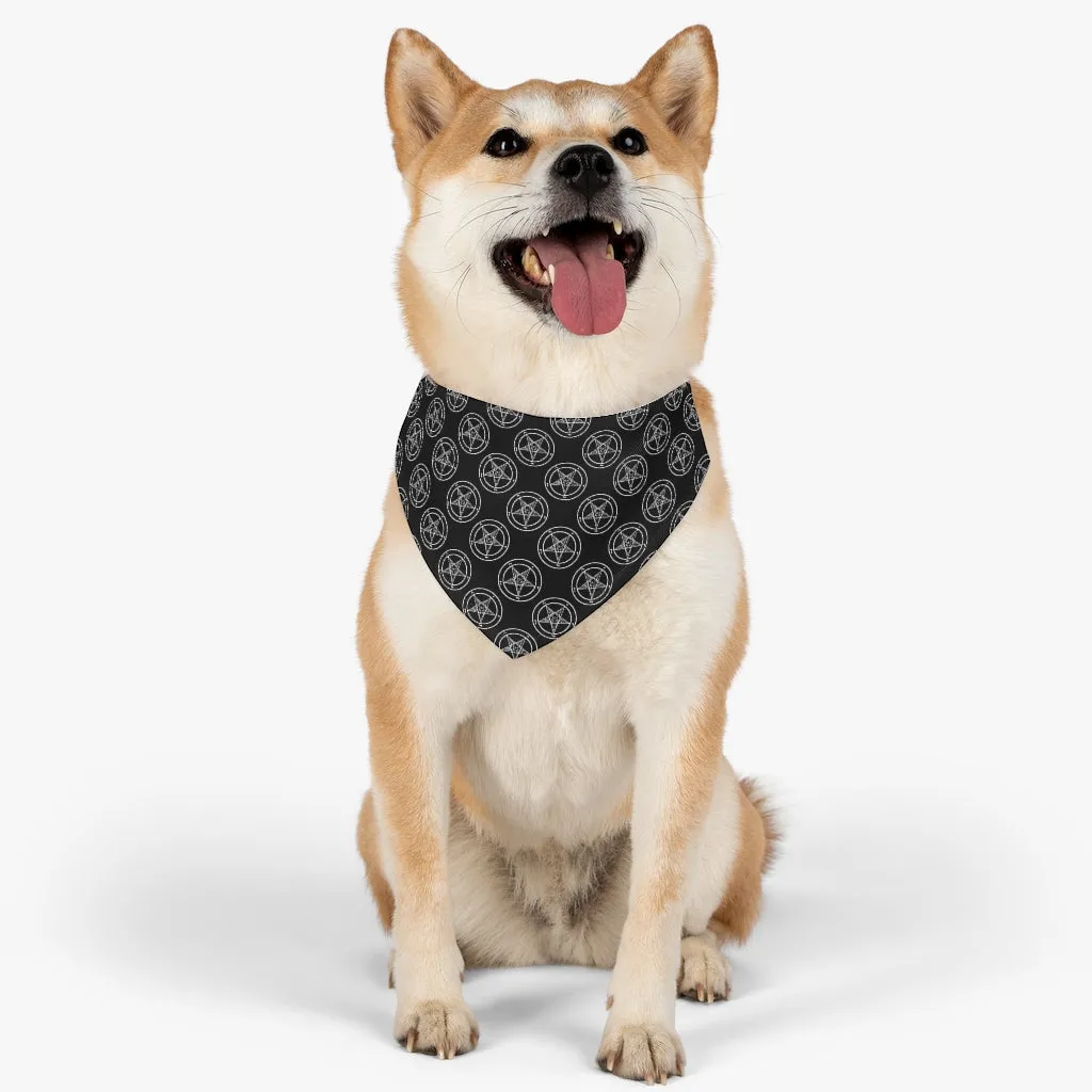 Baphomet Pet Bandana Collar