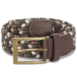 BARBOUR Kildare Webbing Belt - Glenmore Olive