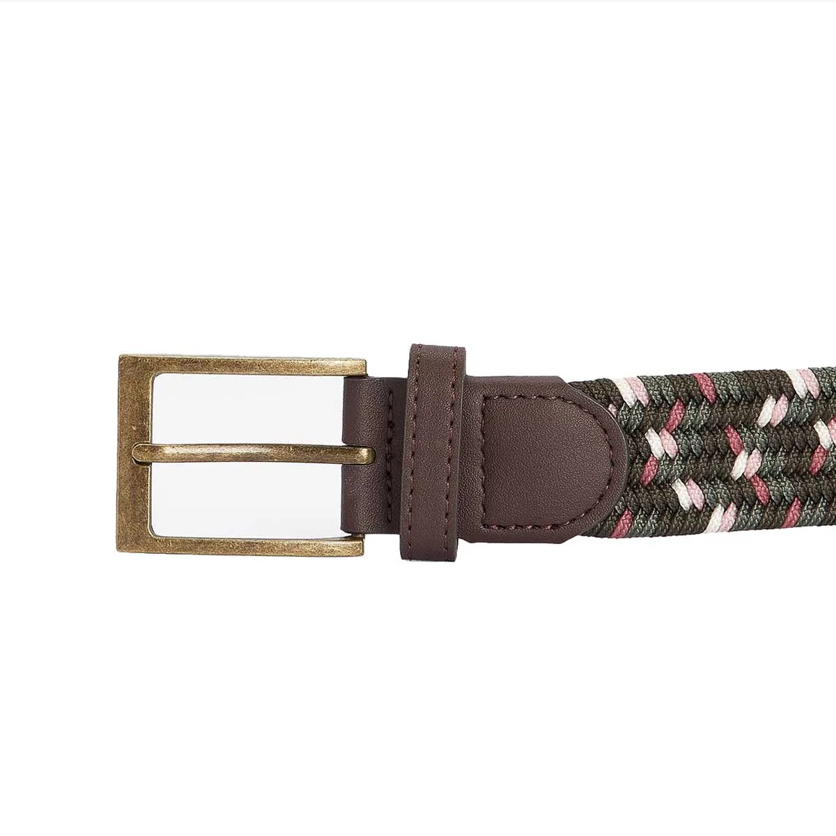 BARBOUR Kildare Webbing Belt - Glenmore Olive