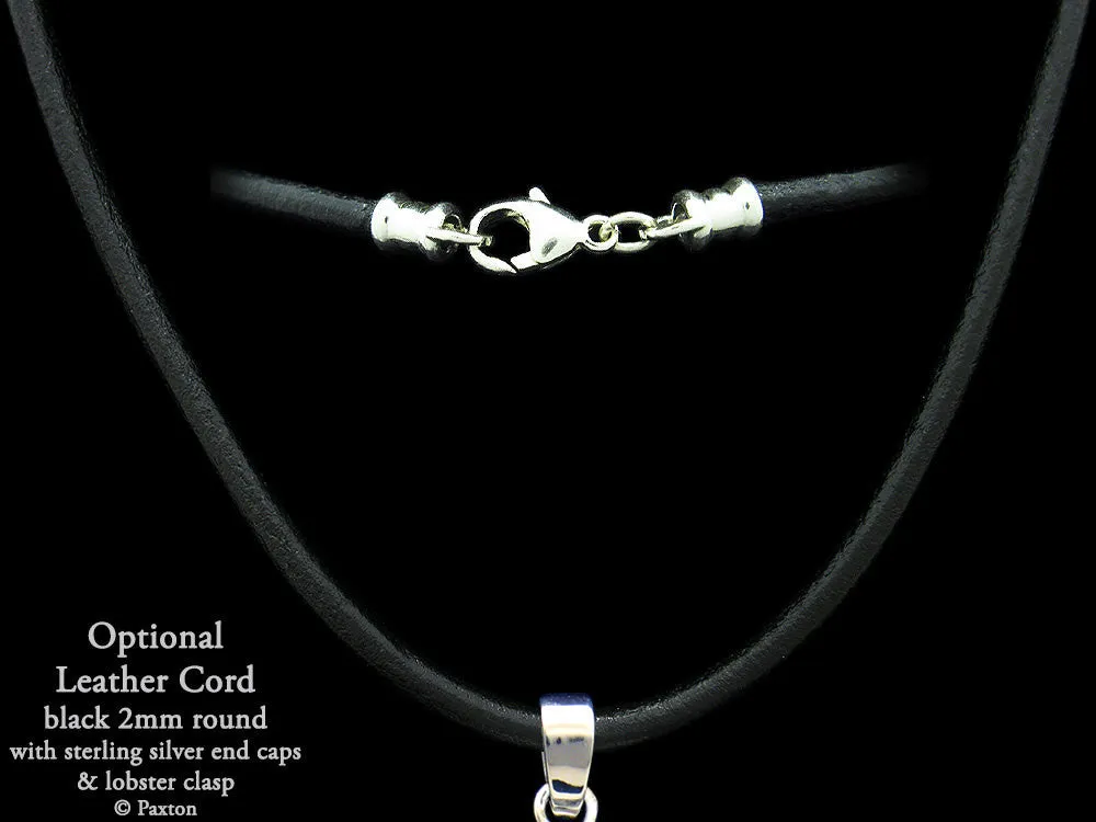 Bat Charm Necklace Sterling Silver