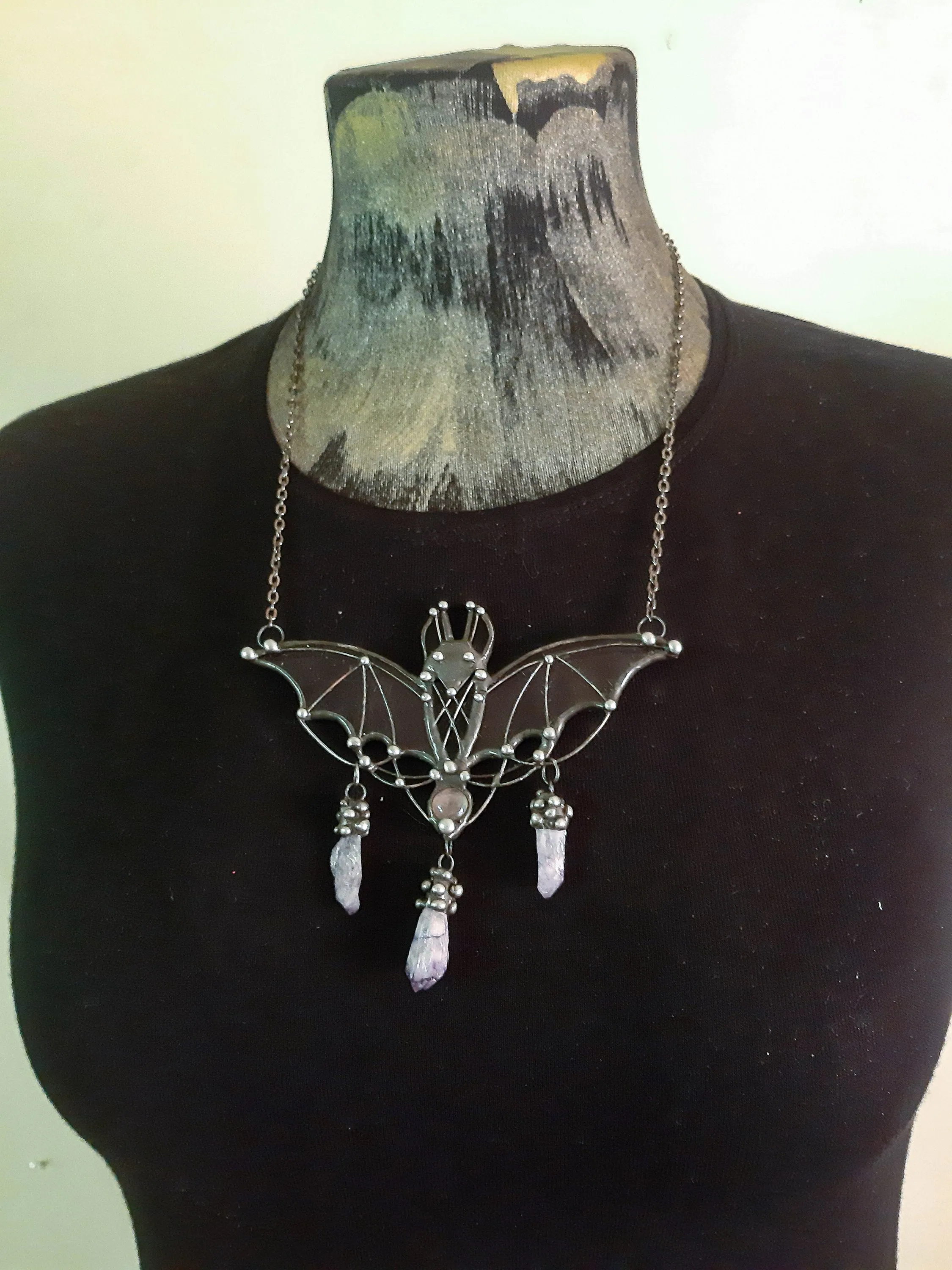 Bat necklace