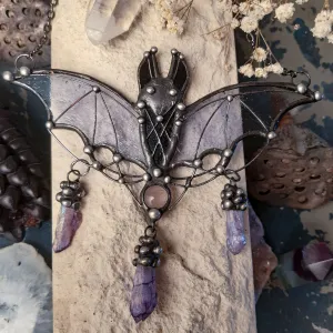 Bat necklace