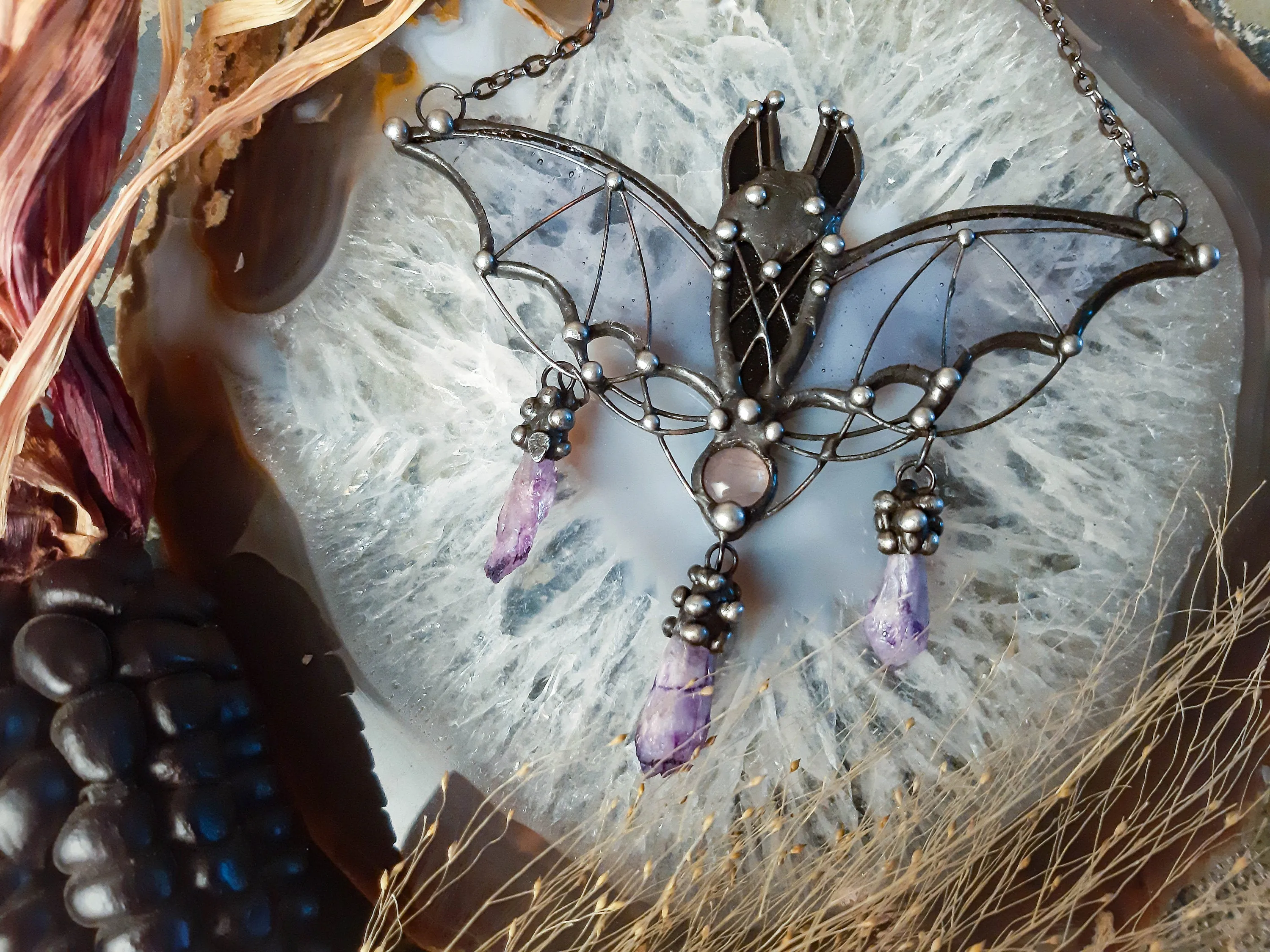 Bat necklace