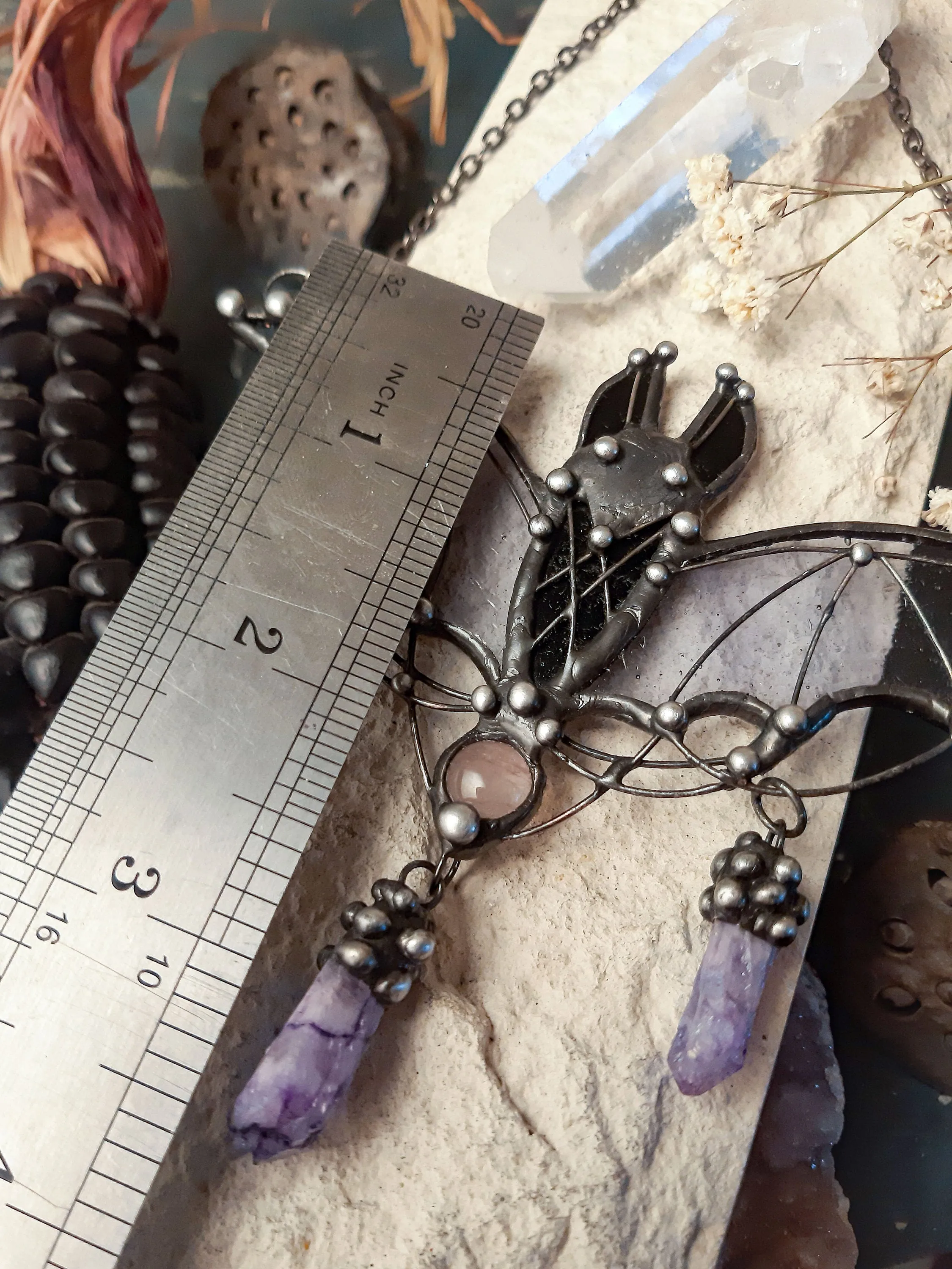 Bat necklace
