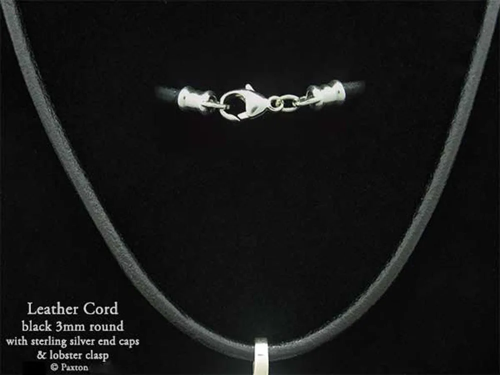 Bat Pendant Necklace Sterling Silver