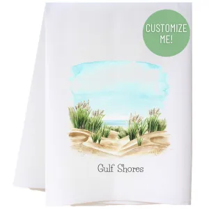Beach Scene Flour Sack Towel