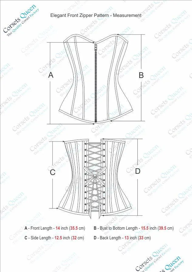 Belva Gothic Black Overbust Corset