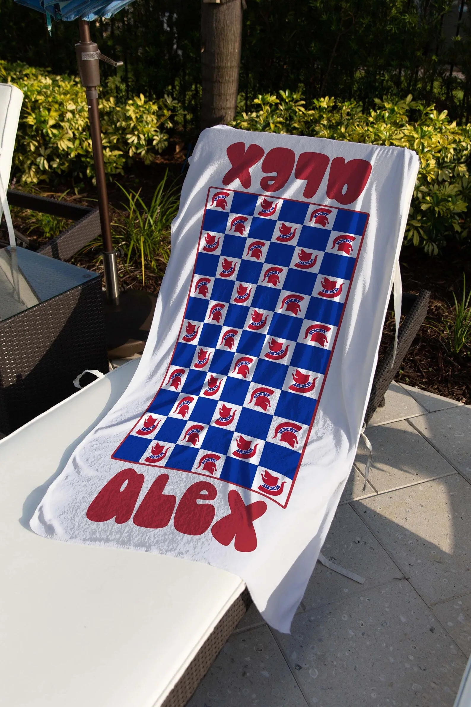 BIXBY SPARTAN RETRO 30"x60" BEACH POOL TOWEL