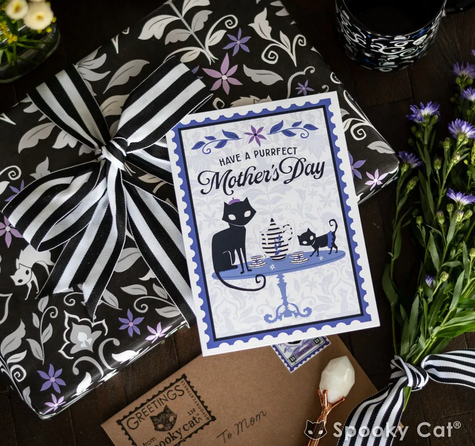 Black Cat Mother's Day Card