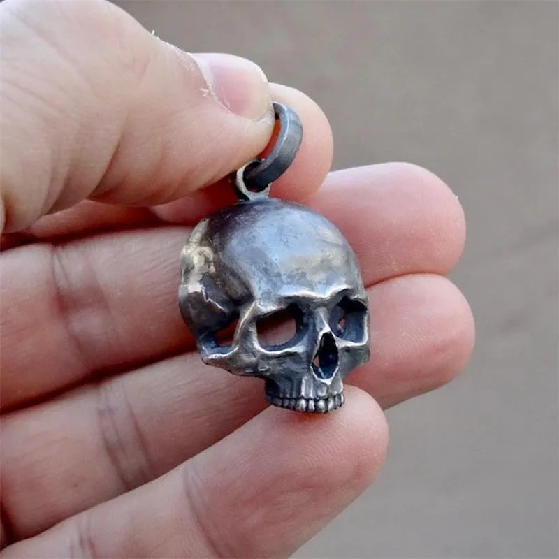 Black/Dark Gray Skull Pendant