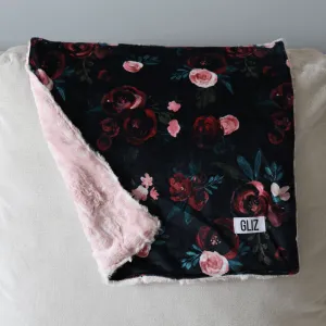 Blankets - Dark Floral