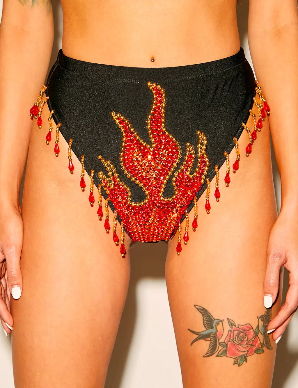 BLAZIN BLOOMERS - BLACK