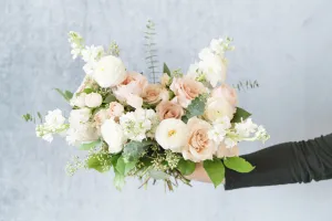 Blush and Cream: Bridal Bouquet