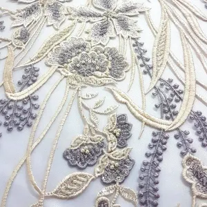 Bridal Couture 10858 Grey Fabric