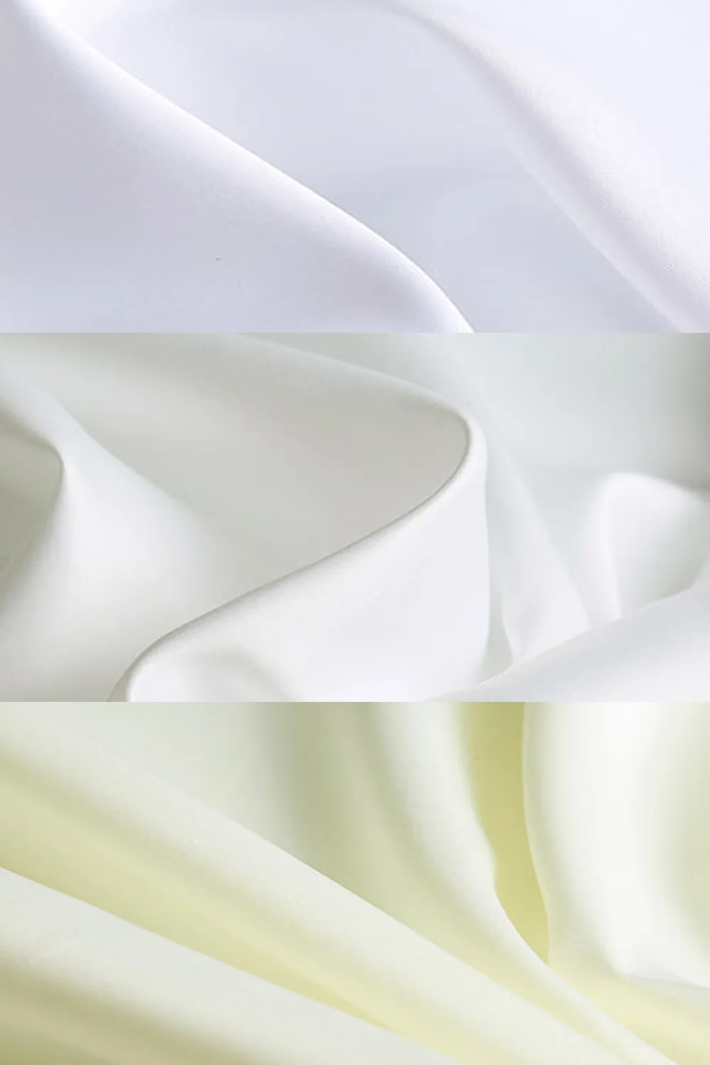 Bridal Satin in Ivory and White SF1001