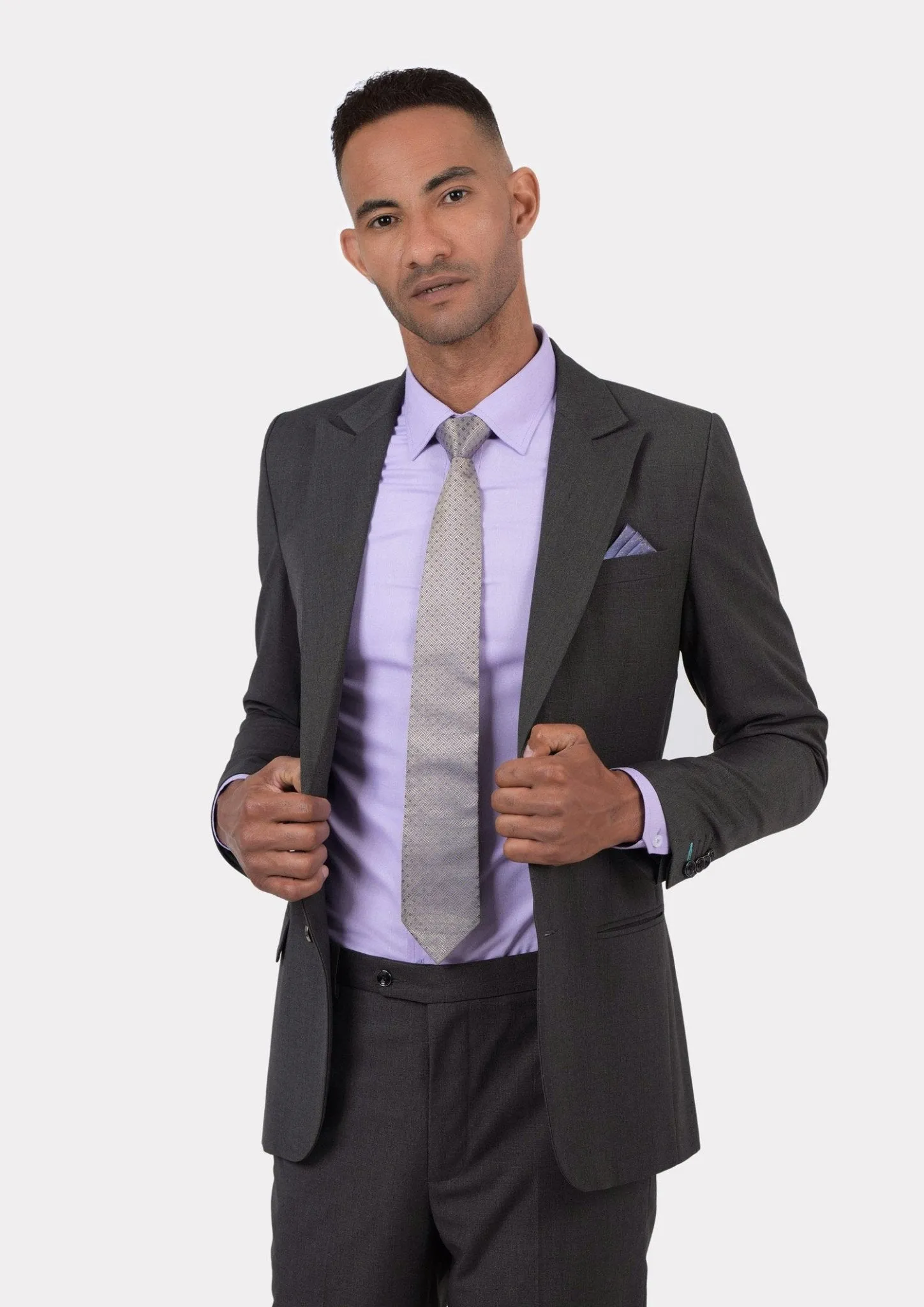Bryant Charcoal Crosshatch Jacket
