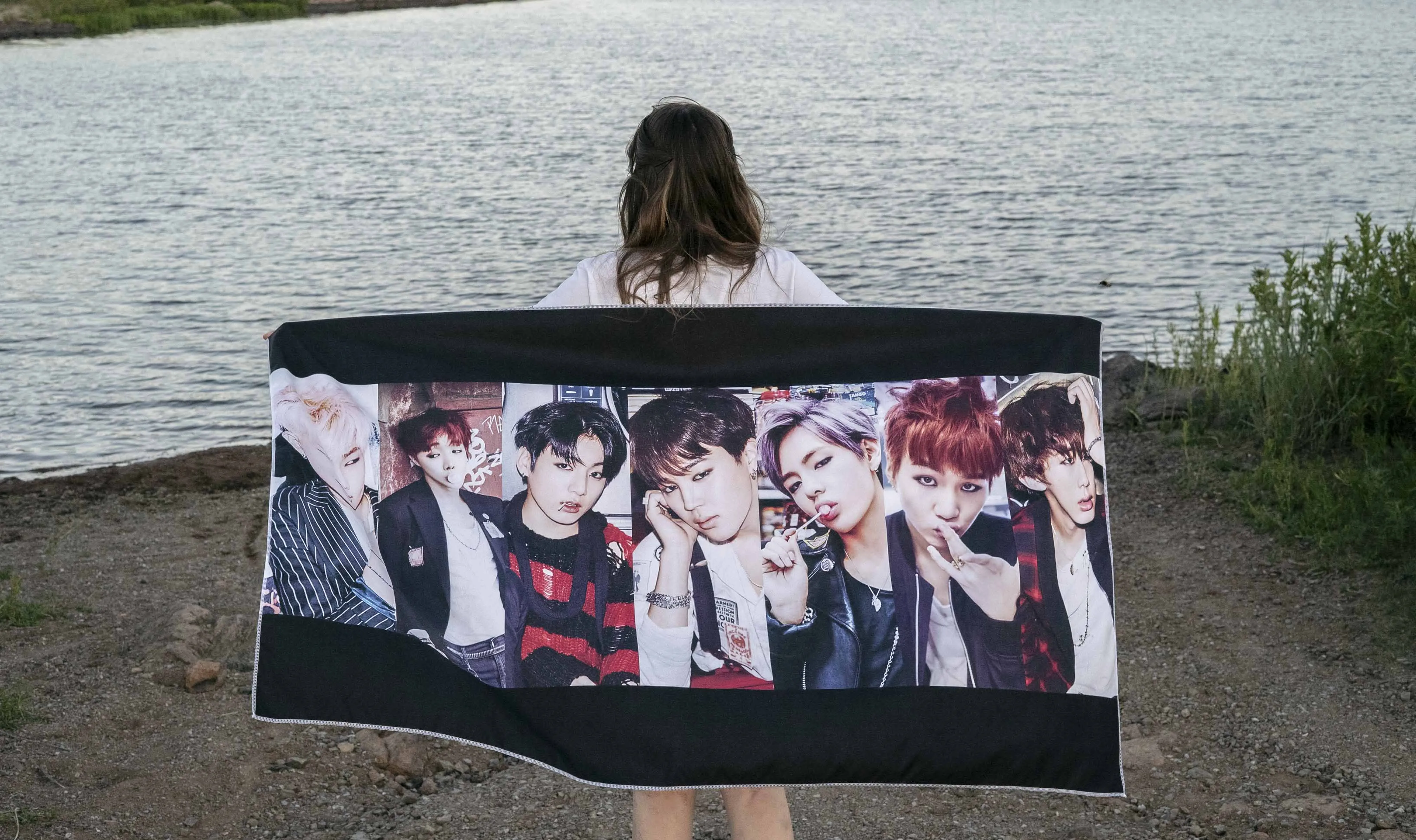 BTS Group Beach Towel