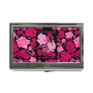 Business Card Holder 'Follow your dreams'
