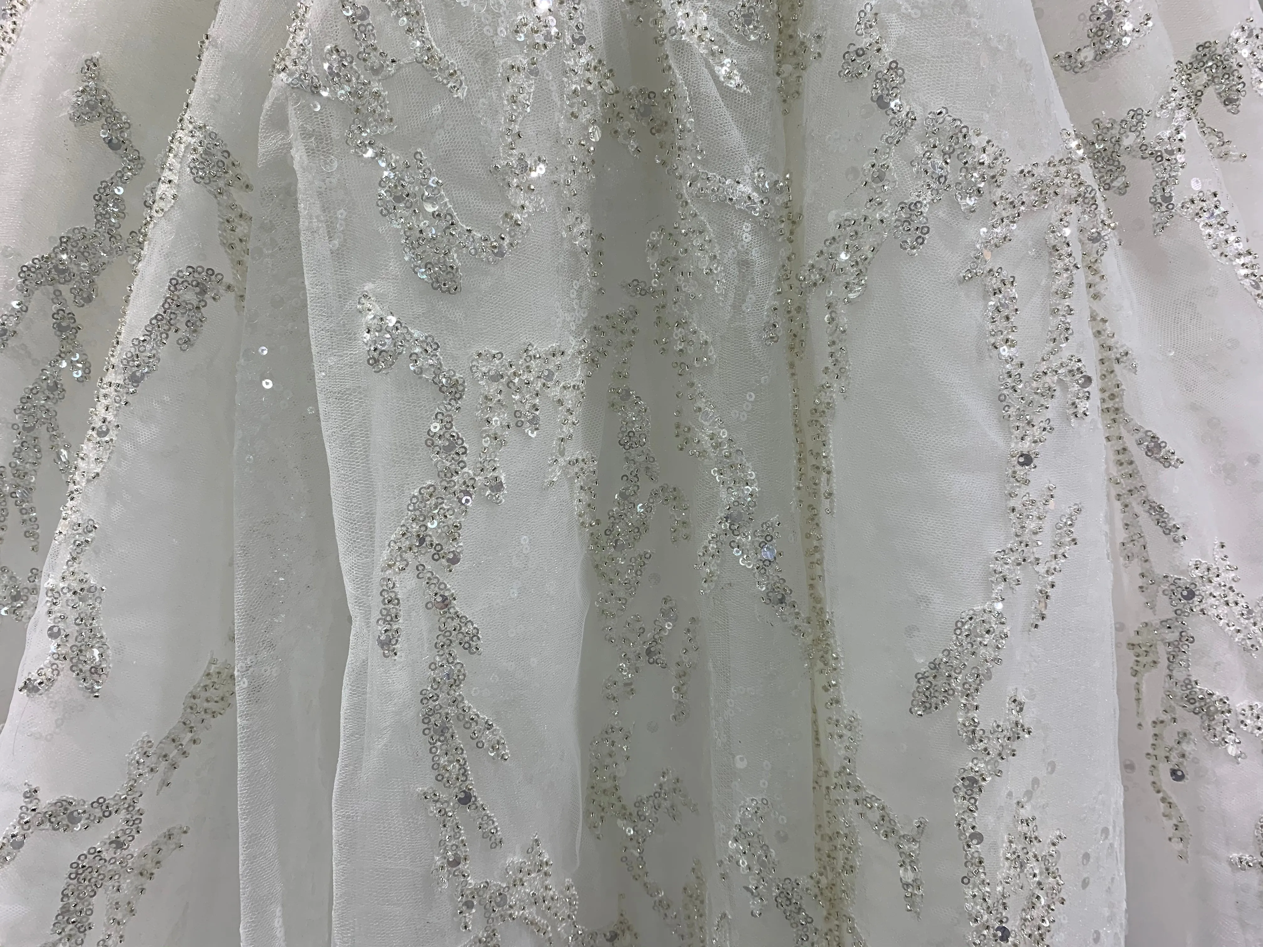 BYG 2020 fashion style short sleeves wedding dress